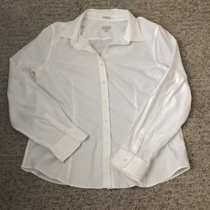 White button down